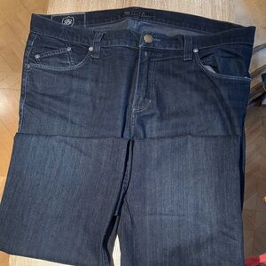 Rock & Republic Men's Dark Blue Straight Jeans